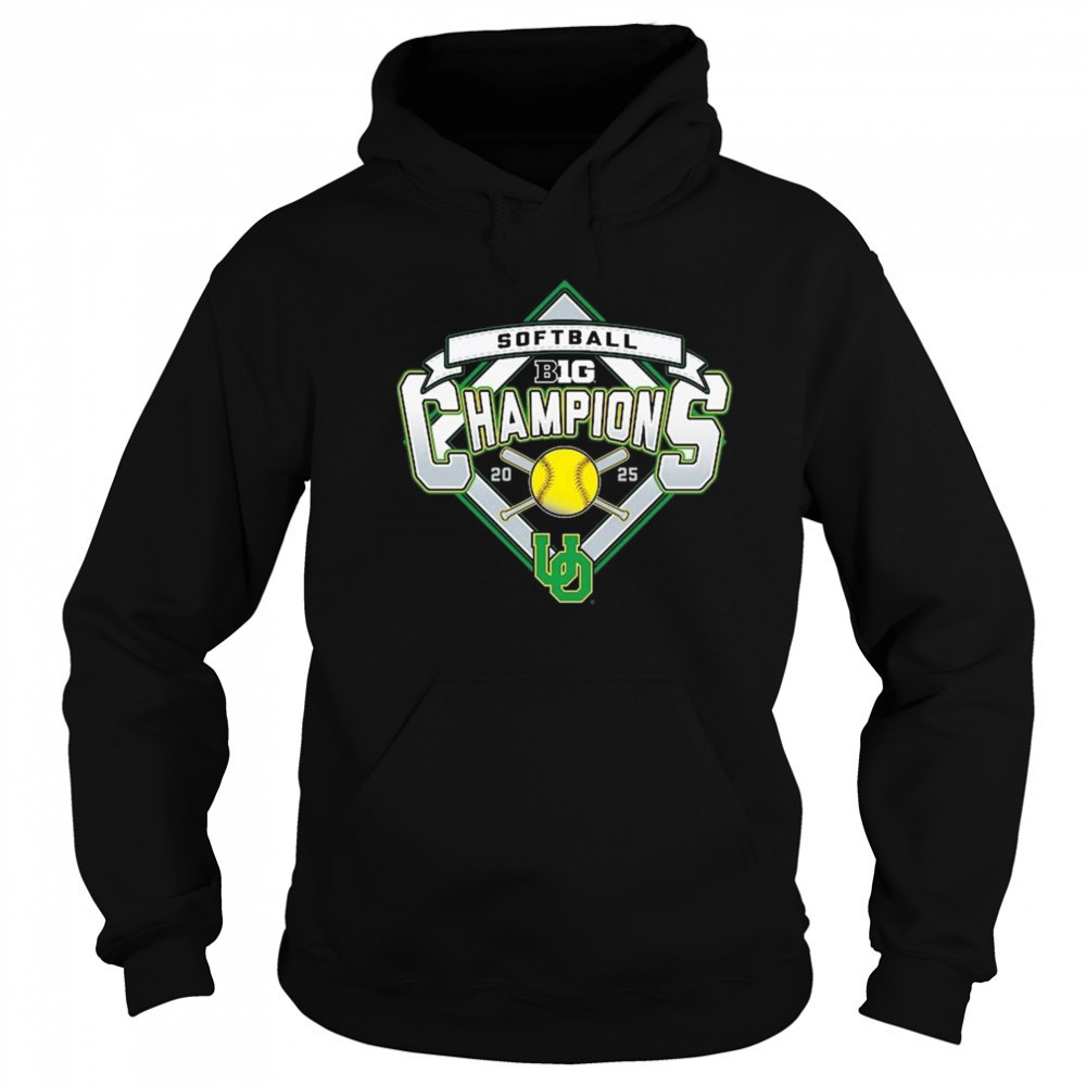 Oregon Ducks 2025 Big Ten Softball Regular Season Champions Shirt Sweatshirt