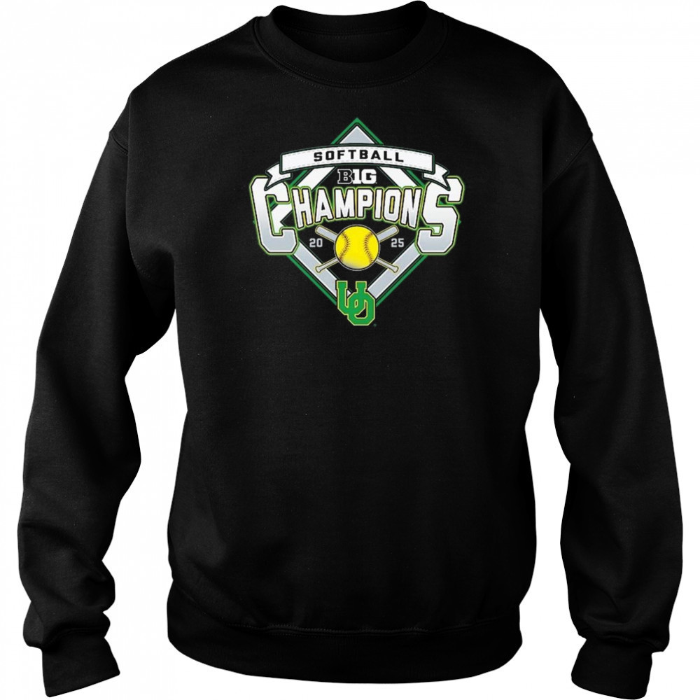 Oregon Ducks 2025 Big Ten Softball Regular Season Champions Shirt Hoodie
