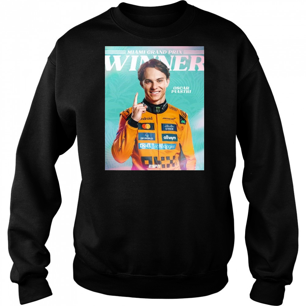 Oscar Piastri Is Victorious In Miami Grand Prix Winner 2025 t-shirt Hoodie