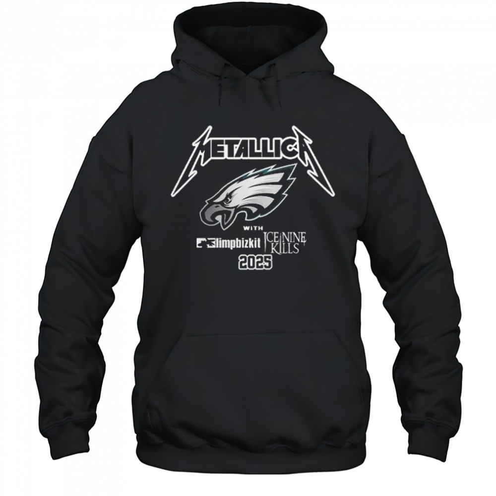 Philadelphia Eagles x Metallica M72 World Tour Shirt Hoodie
