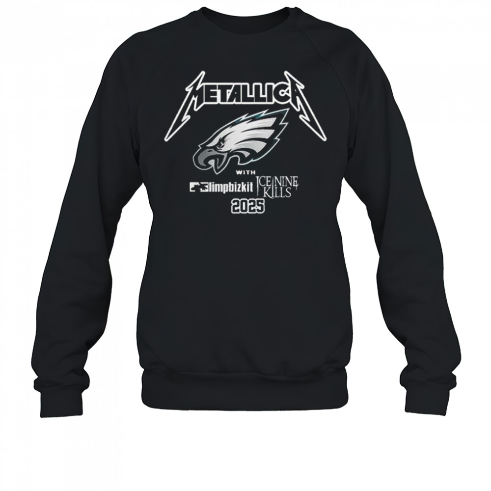 Philadelphia Eagles x Metallica M72 World Tour Shirt Sweatshirt