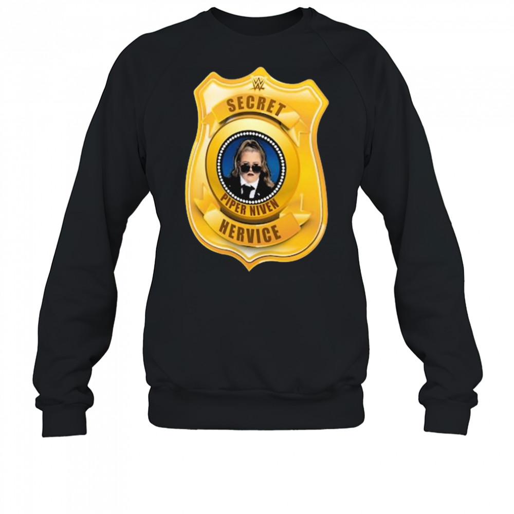 Piper Niven Secret Hervice Badge WWE 2025 t-shirt Sweatshirt