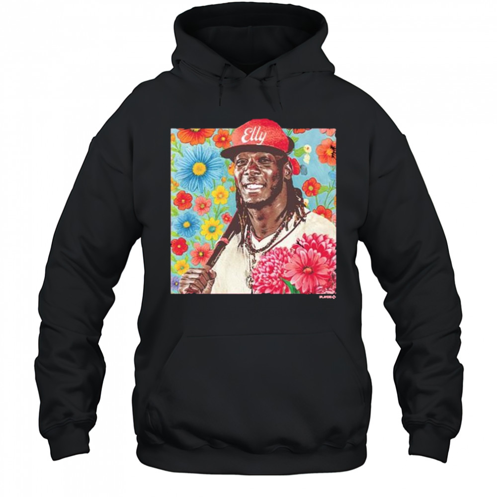 Pocket Full of Elly – Elly De La Cruz Floral Design Cincinnati Reds t-shirt Hoodie