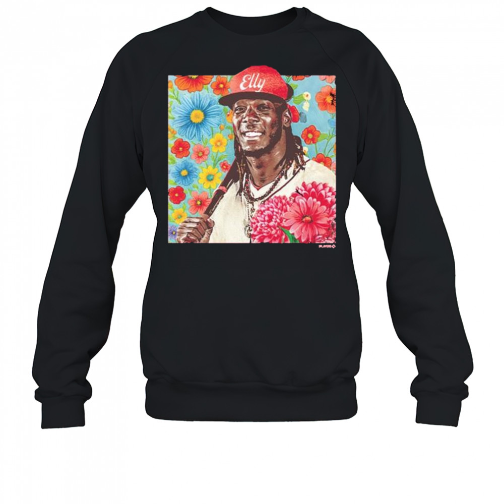 Pocket Full of Elly – Elly De La Cruz Floral Design Cincinnati Reds t-shirt Sweatshirt
