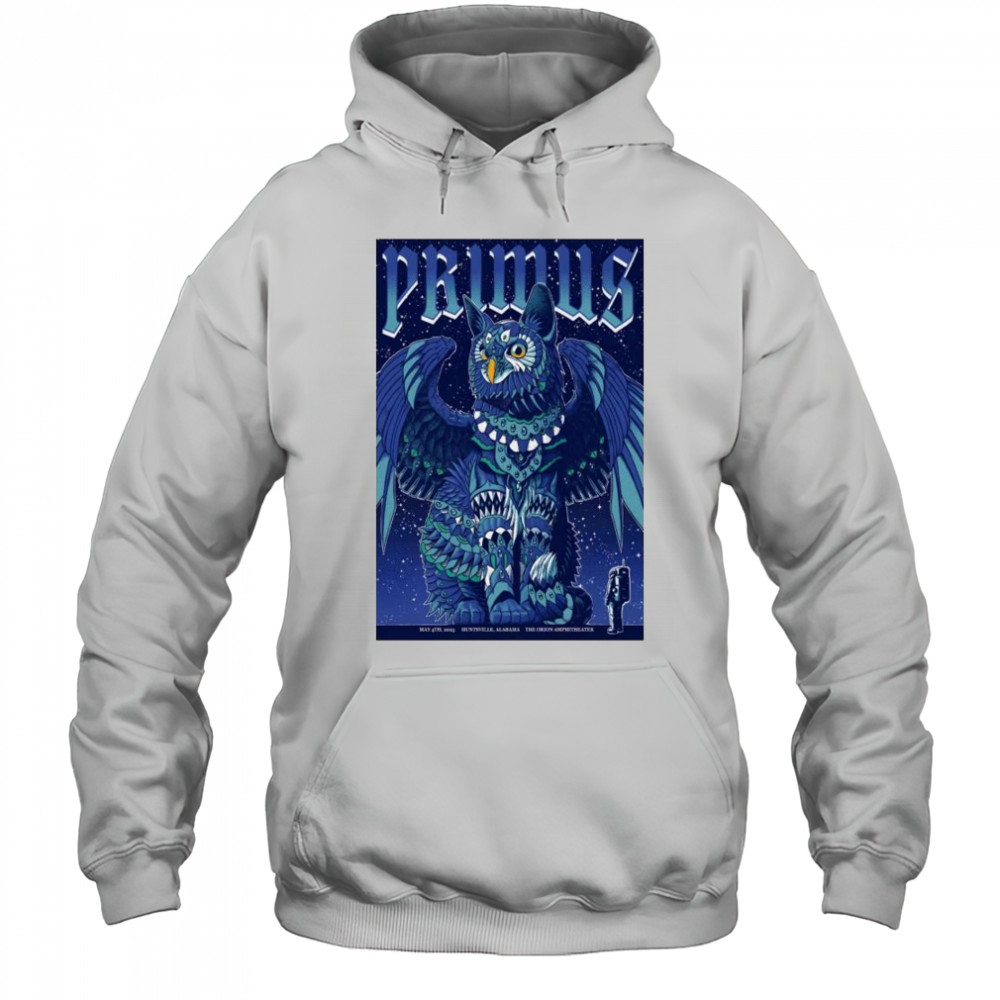 Primus The Orion Amphitheater May 4th 2025 Huntsville AL Tour t-shirt Hoodie