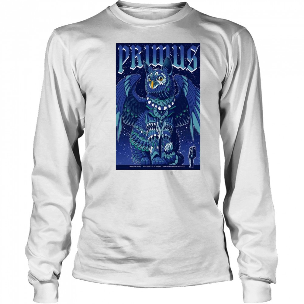 Primus The Orion Amphitheater May 4th 2025 Huntsville AL Tour t-shirt Long Sleeved