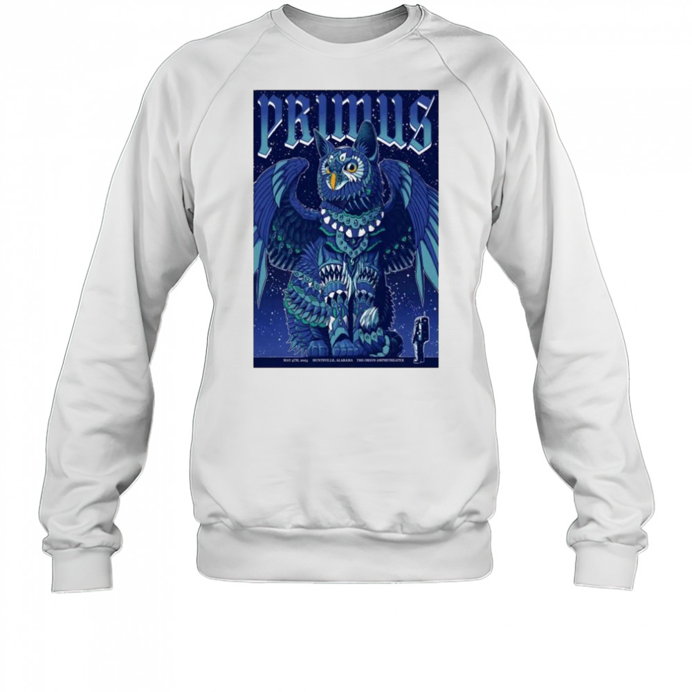 Primus The Orion Amphitheater May 4th 2025 Huntsville AL Tour t-shirt Sweatshirt