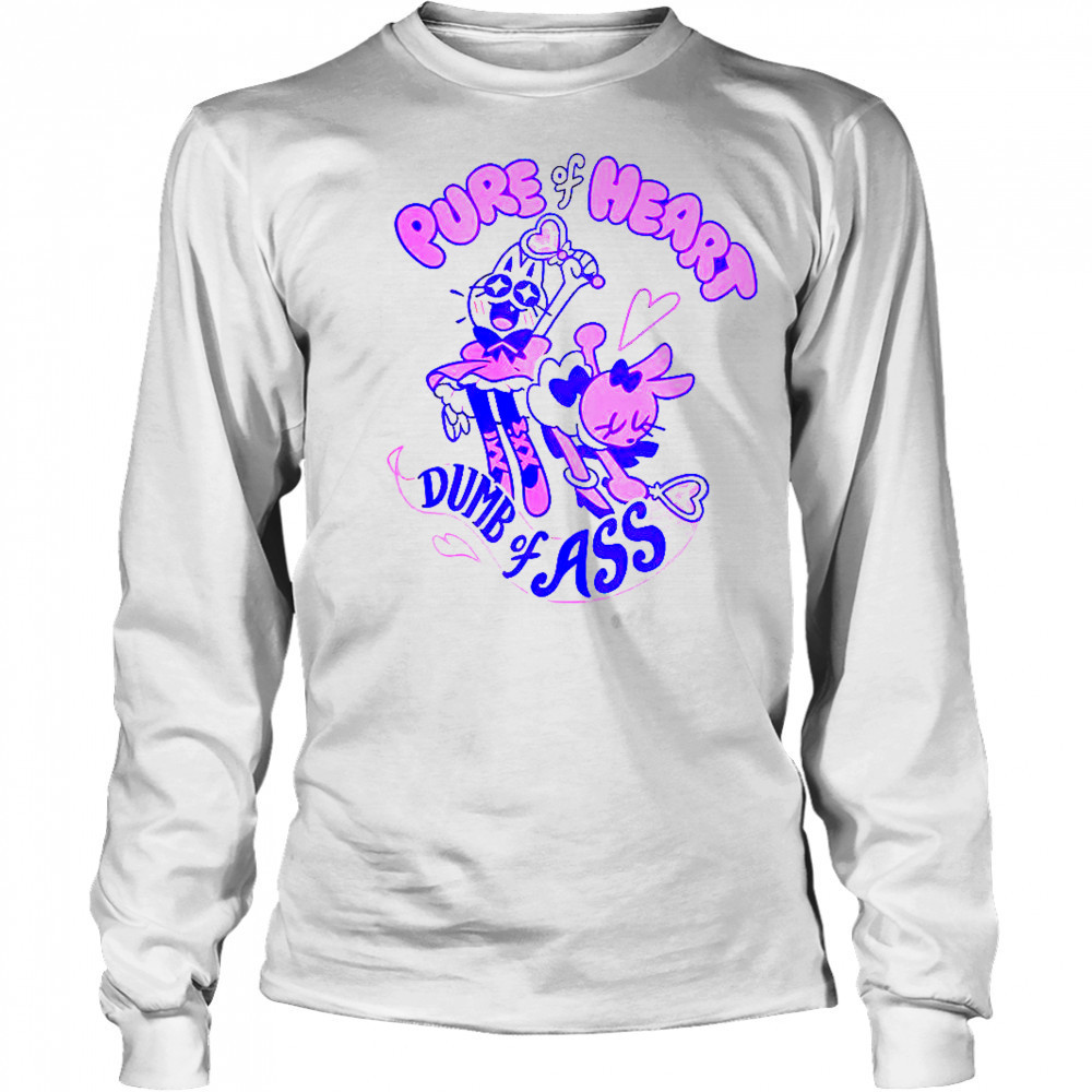 Pure Of Heart Dumb Of Ass Giraffalope T-Shirt Long Sleeved