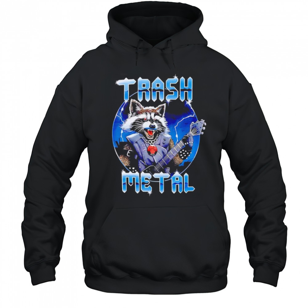 Raccoon Trash Metal shirt Hoodie