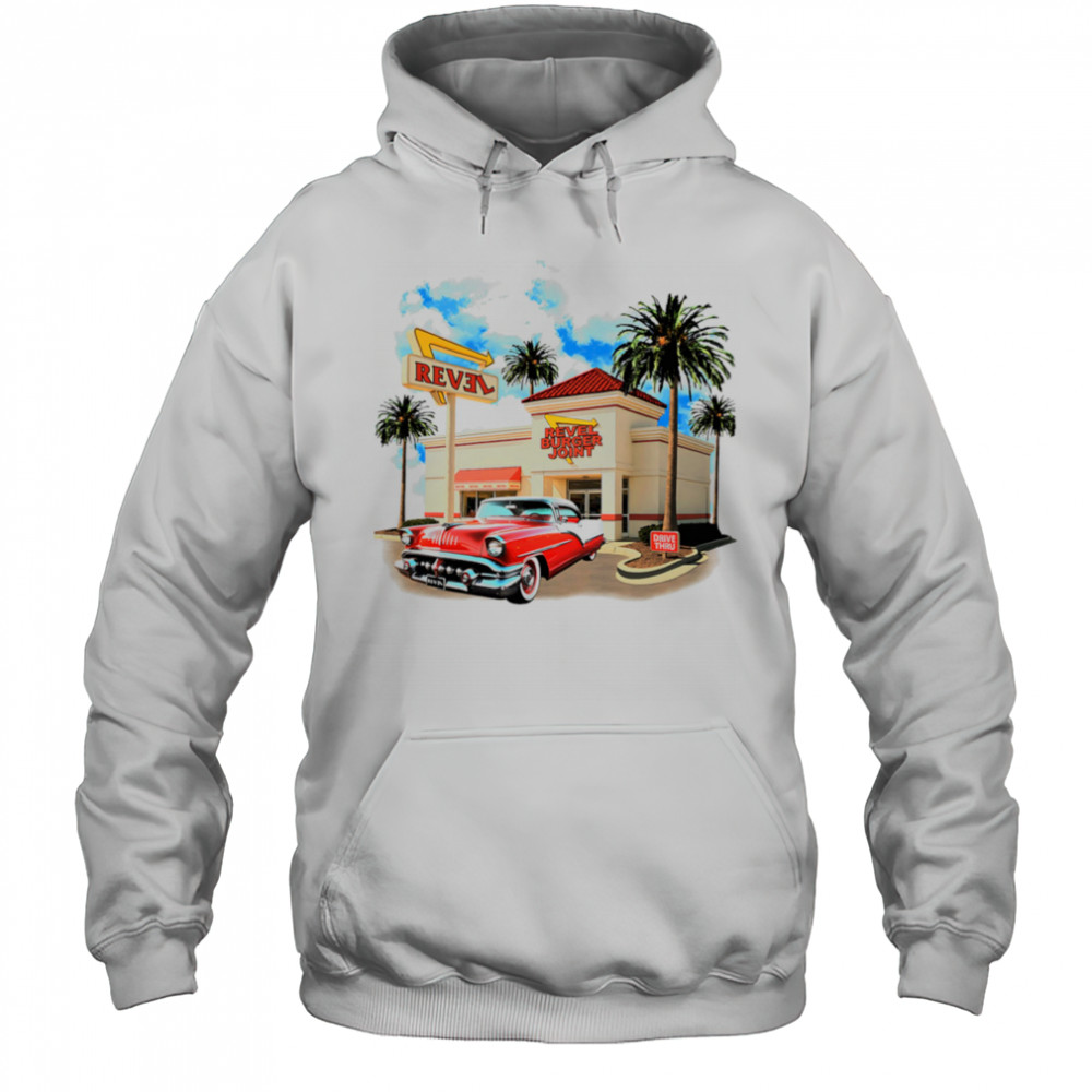 Revel burger joint oversized shirt Hoodie