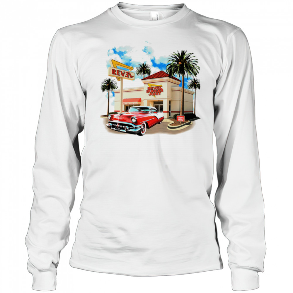 Revel burger joint oversized shirt Long Sleeved