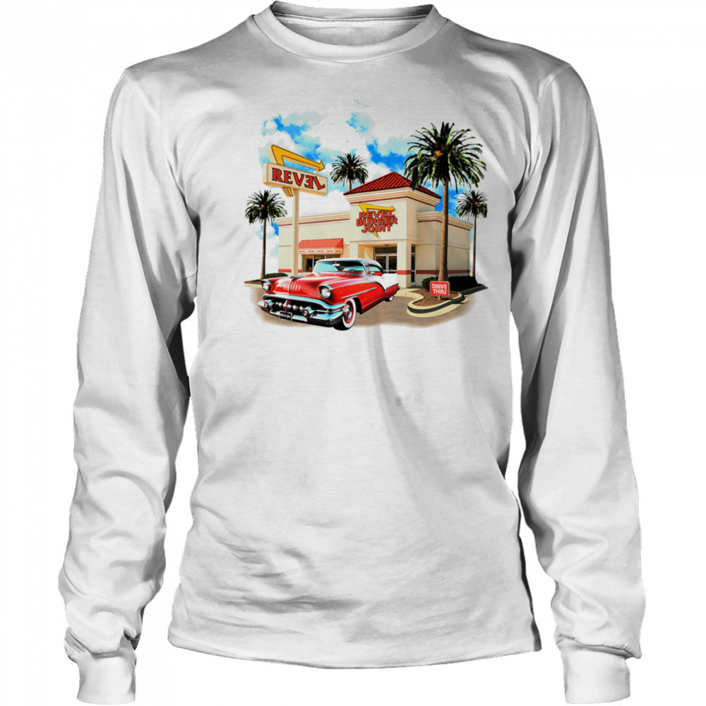 Revel burger joint oversized shirt Long Sleeved
