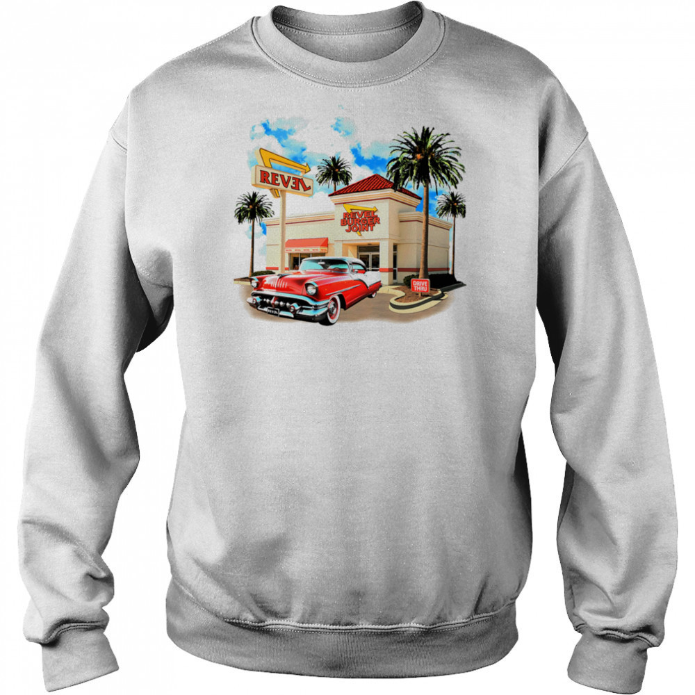 Revel burger joint oversized shirt Hoodie