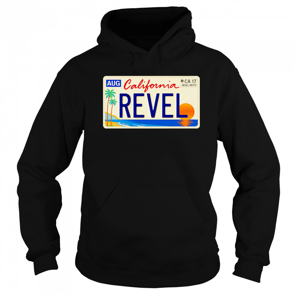 Revel California car plate oversized shirt Sweatshirt
