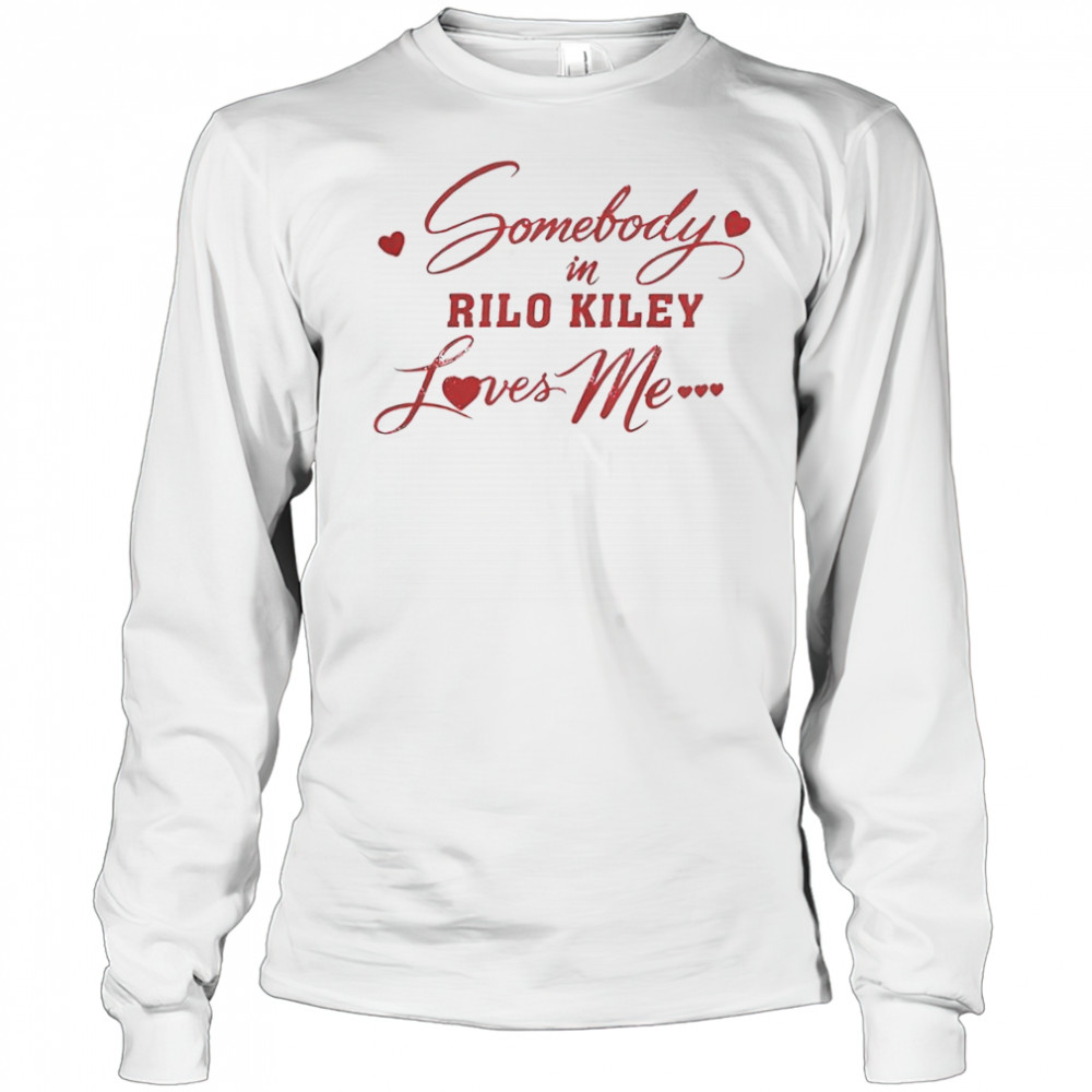 Rilo Kiley Somebody Loves Me Heart T-Shirt Long Sleeved