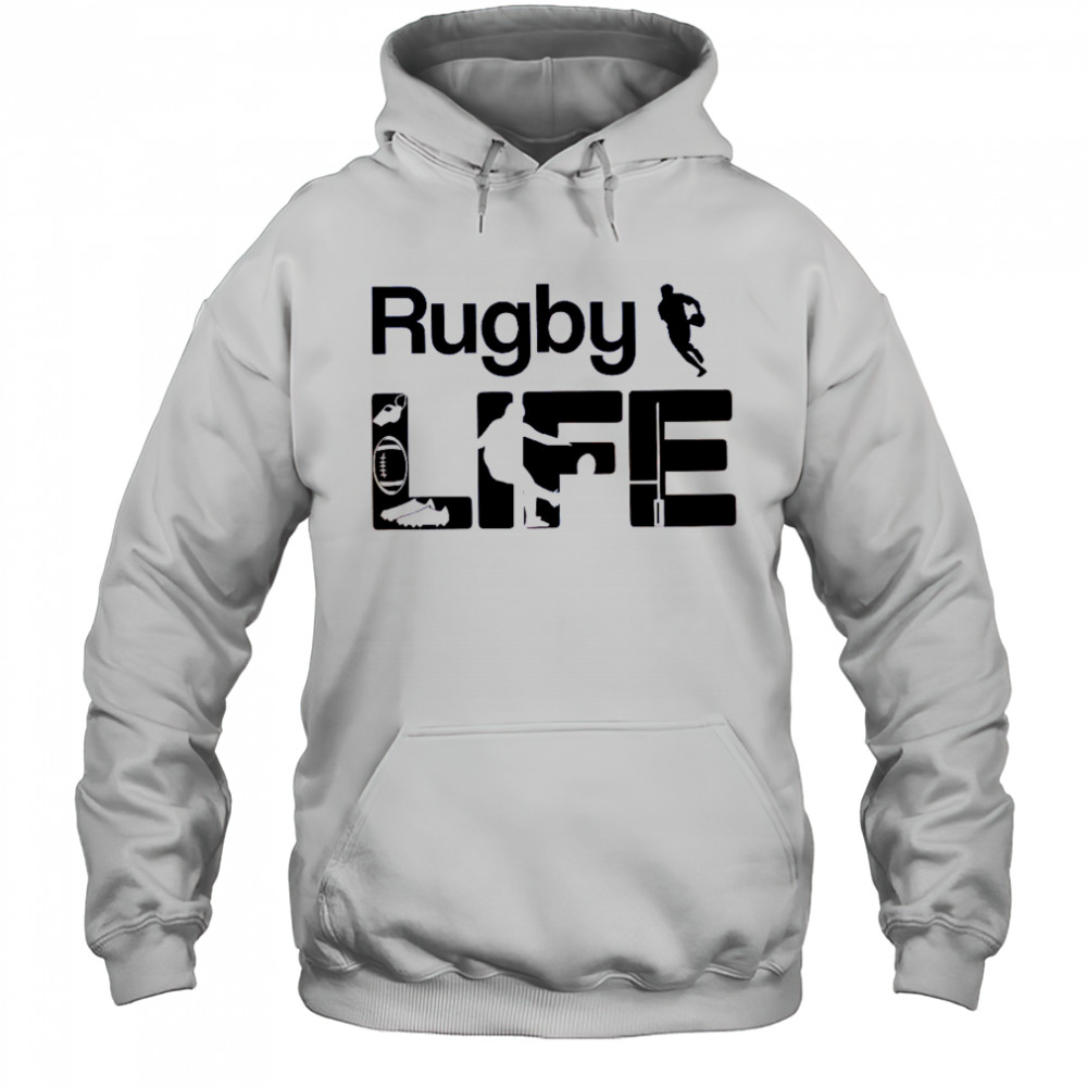 Rugby Life T-Shirt Hoodie
