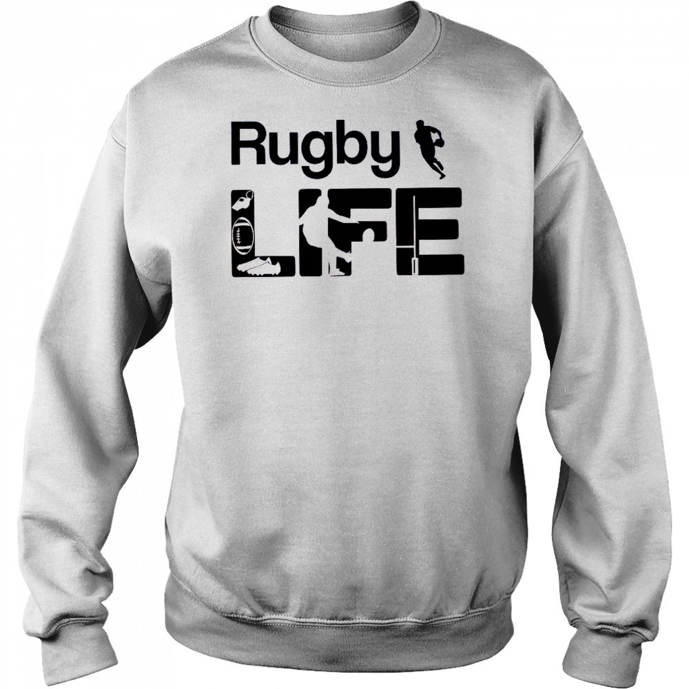 Rugby Life T-Shirt Hoodie