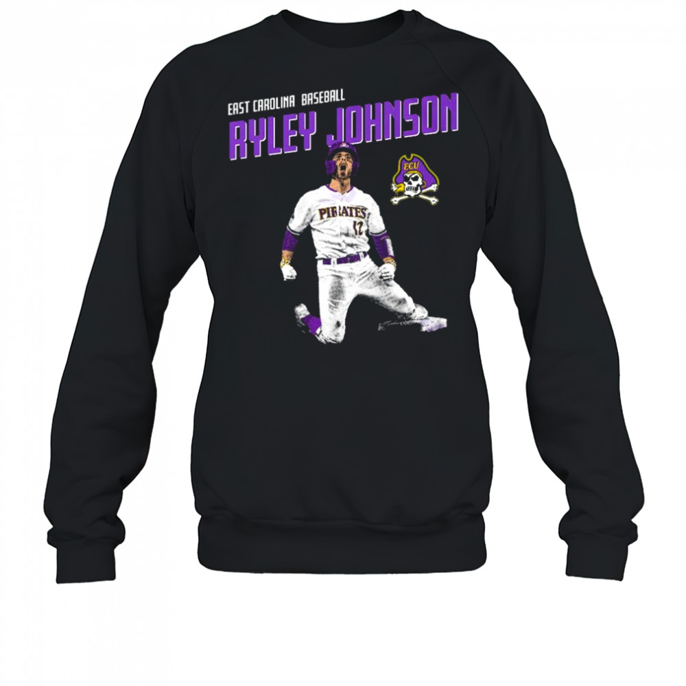 Ryley Johnson East Carolina Pirates baseball NCAA Division I 2025 Graphic t-shirt Sweatshirt