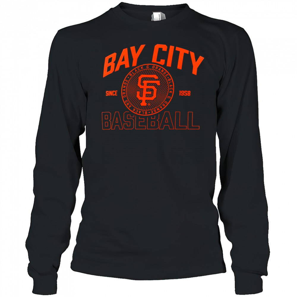 San Francisco Giants Bay City Baseball shirt Long Sleeved