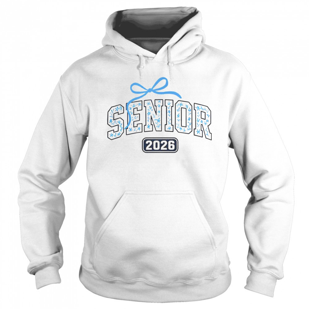 Senior 2026 Graduation Floral Pattern T-Shirt Sweatshirt