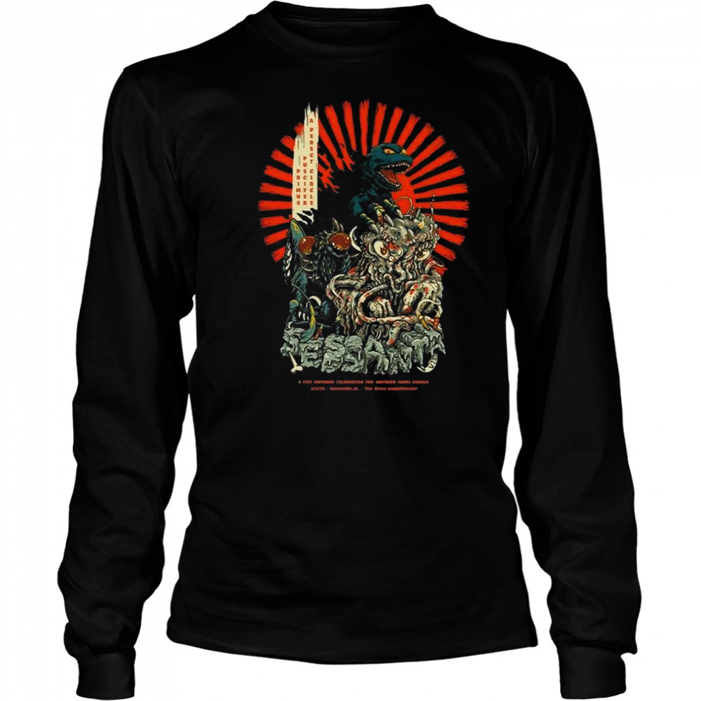 Sessanta The Orion Amphitheater May 4th, 2025 Huntsville, AL Tour A 61st Birthday Celebration For Maynard James t-shirt Long Sleeved