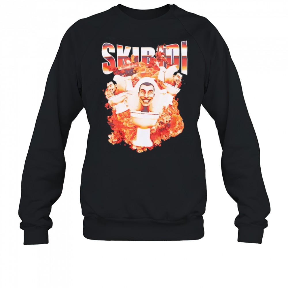 Skibidi Toilet Explosion shirt Sweatshirt