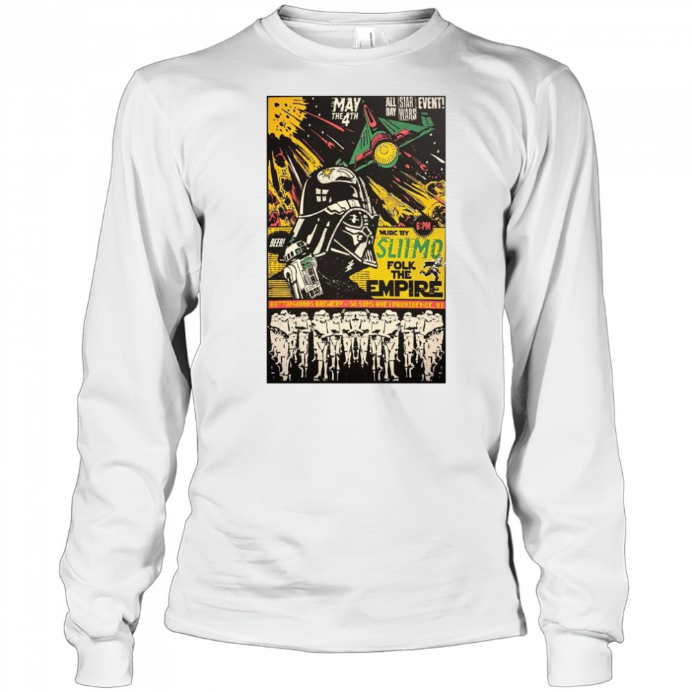 Slimo and Folk The Empire Buttonwoods Brewery On May 4 2025 Shirt Long Sleeved