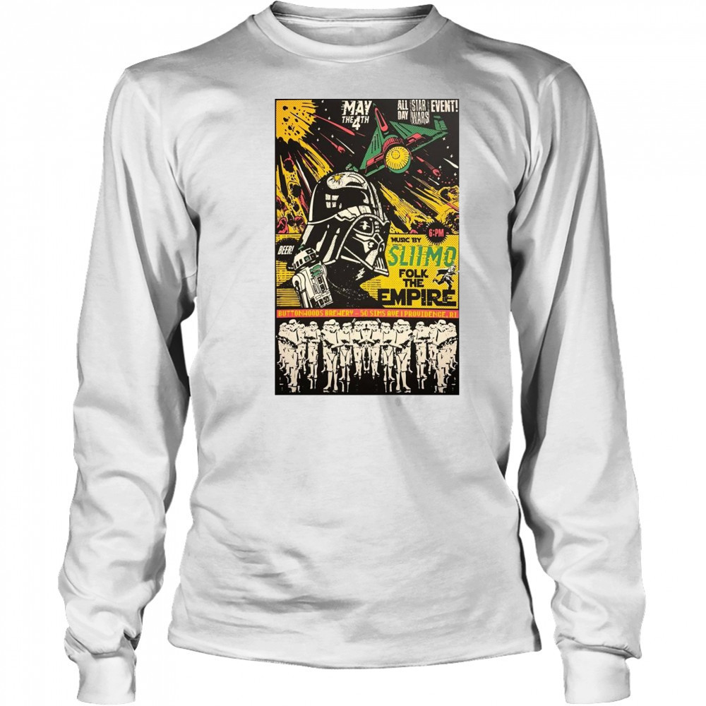 Slimo and Folk The Empire Buttonwoods Brewery On May 4 2025 Shirt Long Sleeved