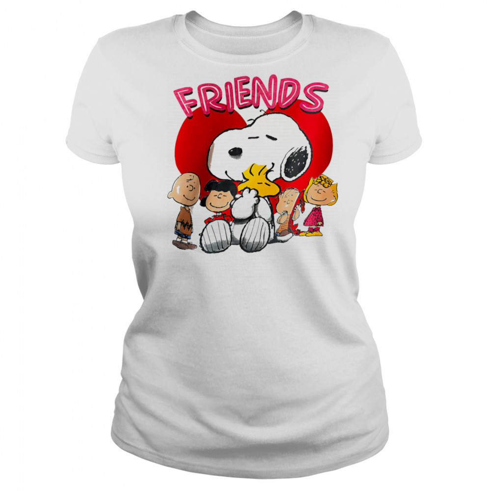 Snoopy friends printed shirt Women's T-shirt