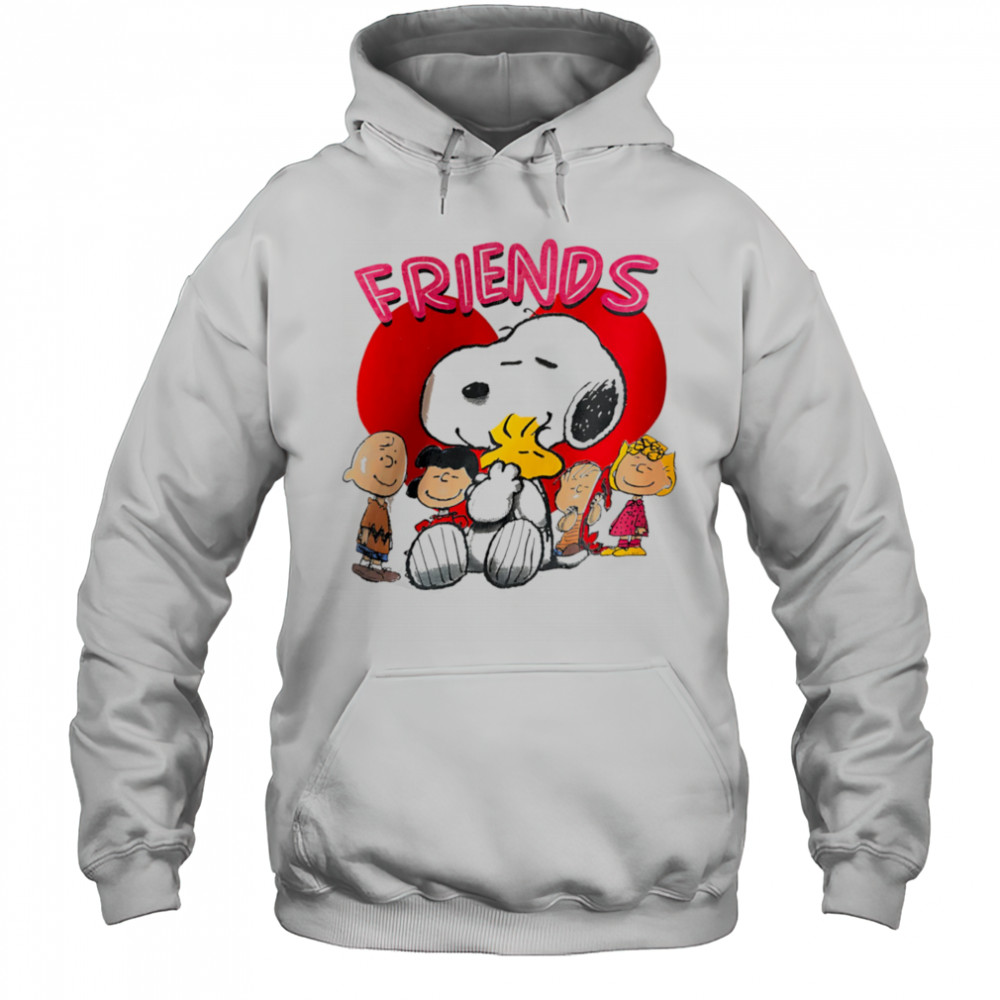 Snoopy friends printed shirt Hoodie