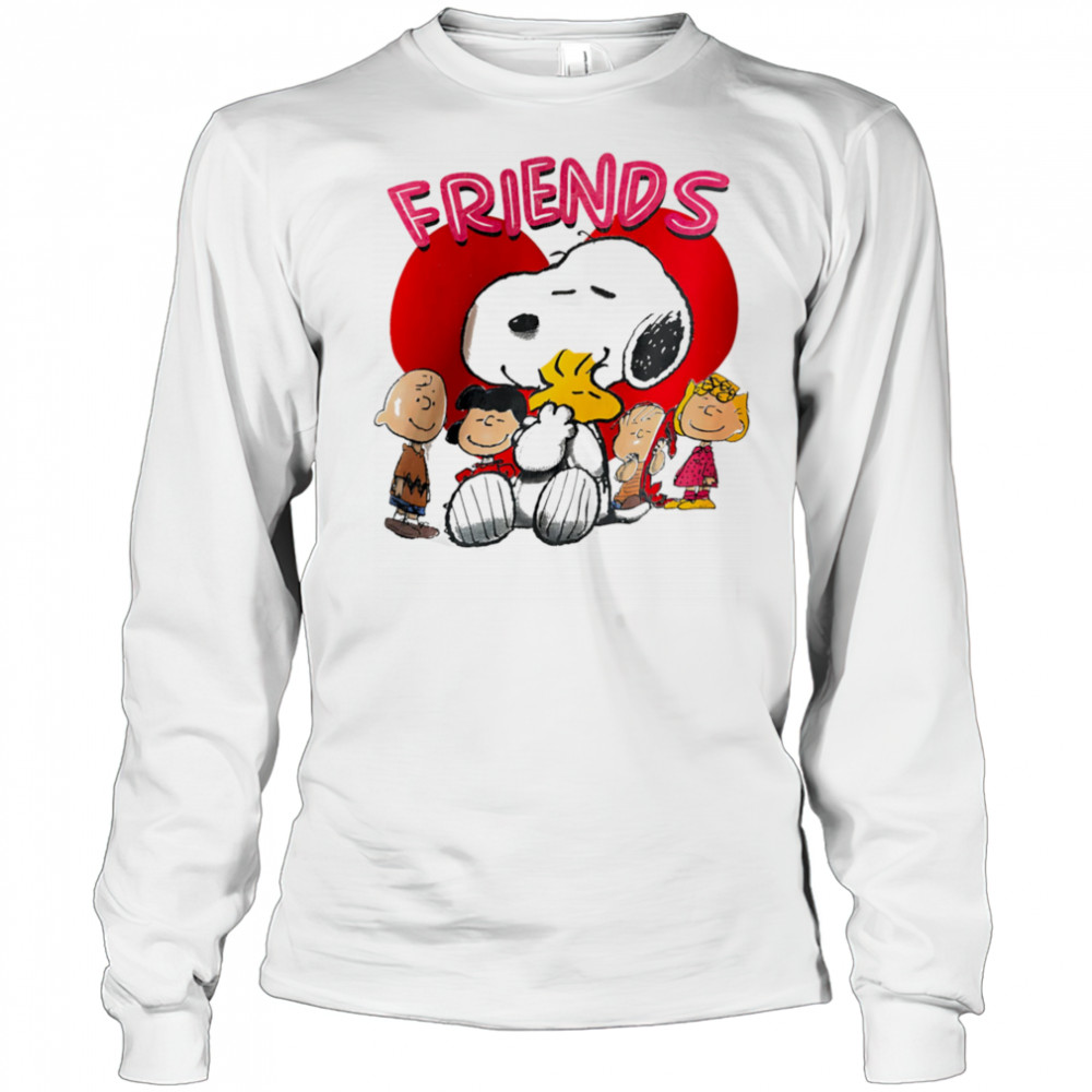 Snoopy friends printed shirt Long Sleeved