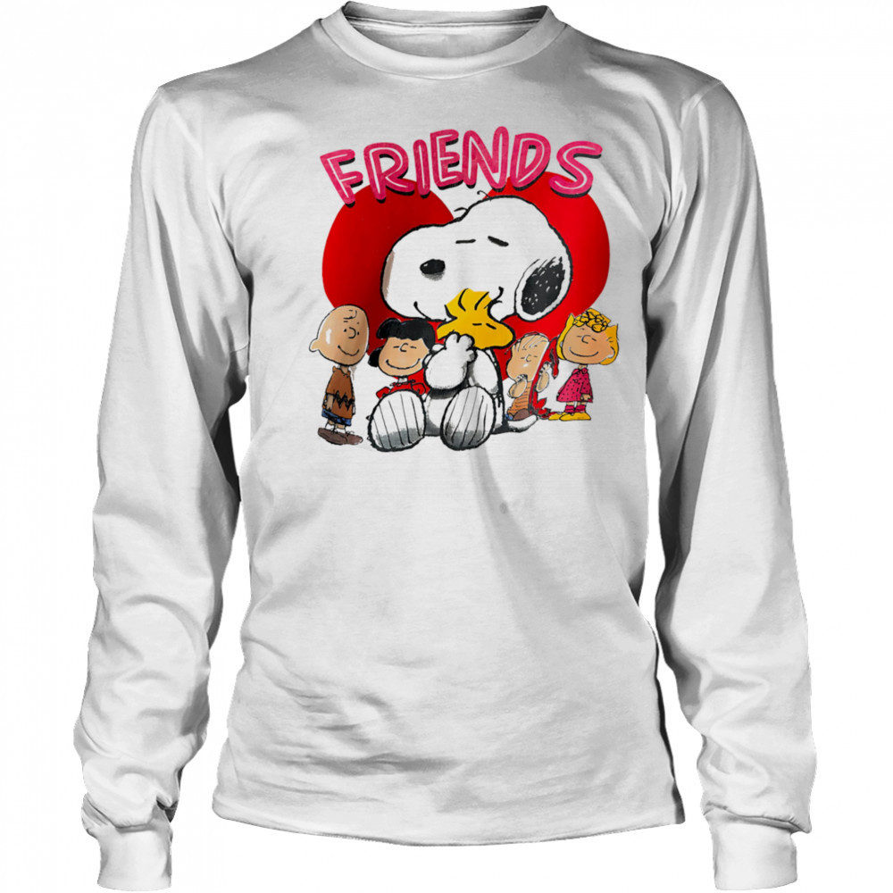 Snoopy friends printed shirt Long Sleeved