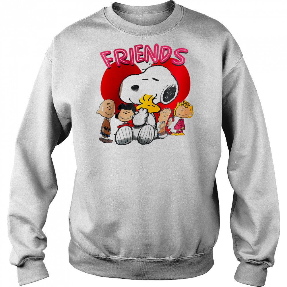 Snoopy friends printed shirt Hoodie