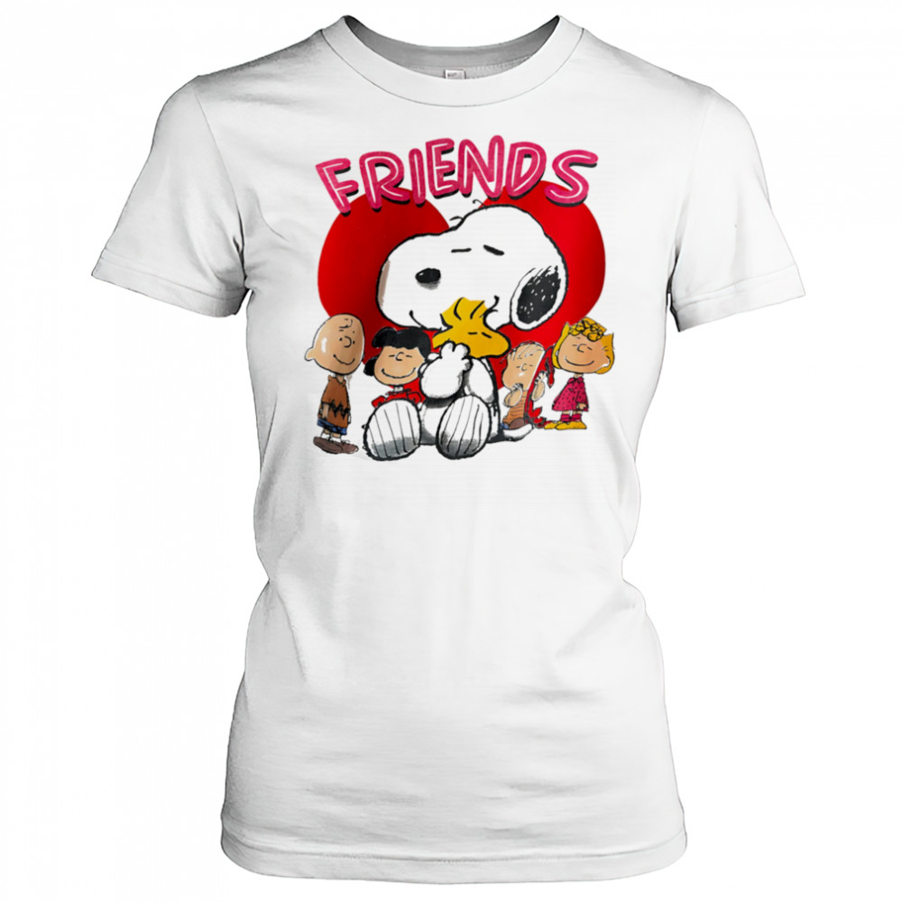 Snoopy friends printed shirt Women's T-shirt