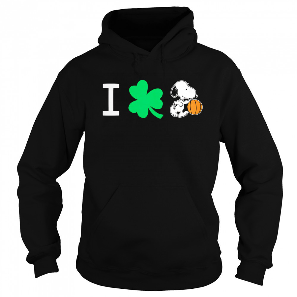 Snoopy St Patricks Day basketball shirt Sweatshirt