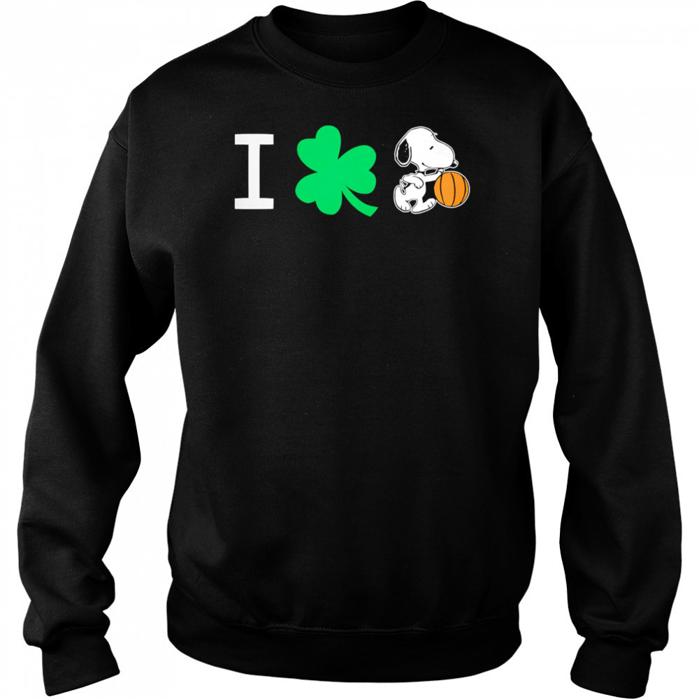 Snoopy St Patricks Day basketball shirt Hoodie