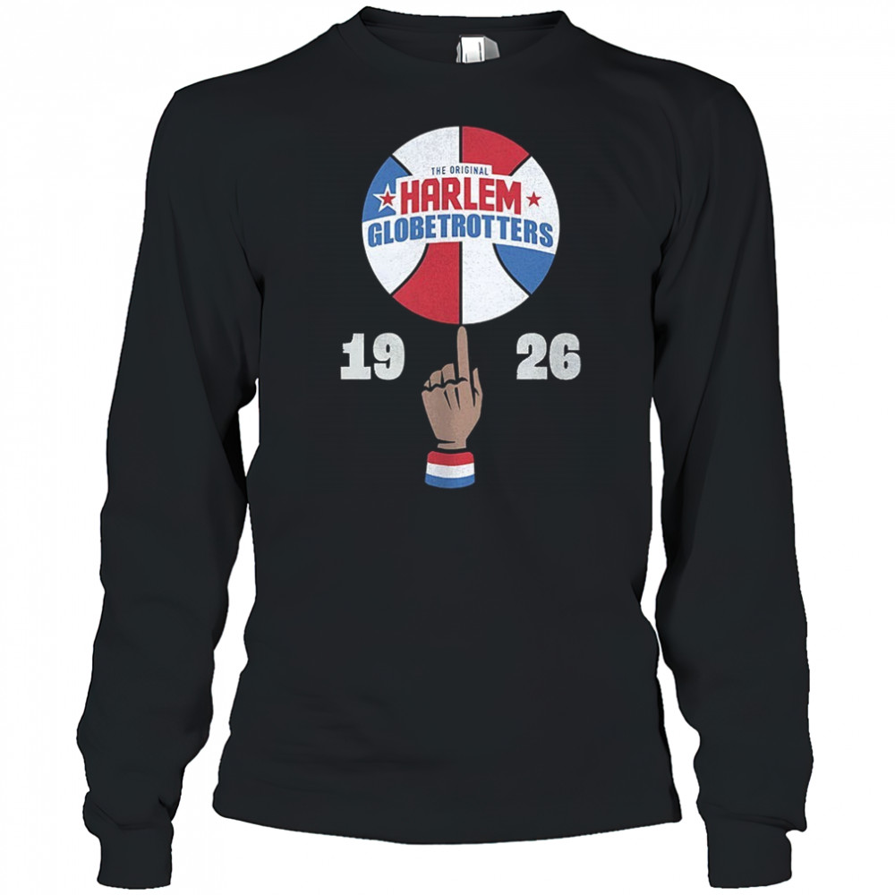 Spinning ball 1926 Harlem Globetrotters shirt Long Sleeved