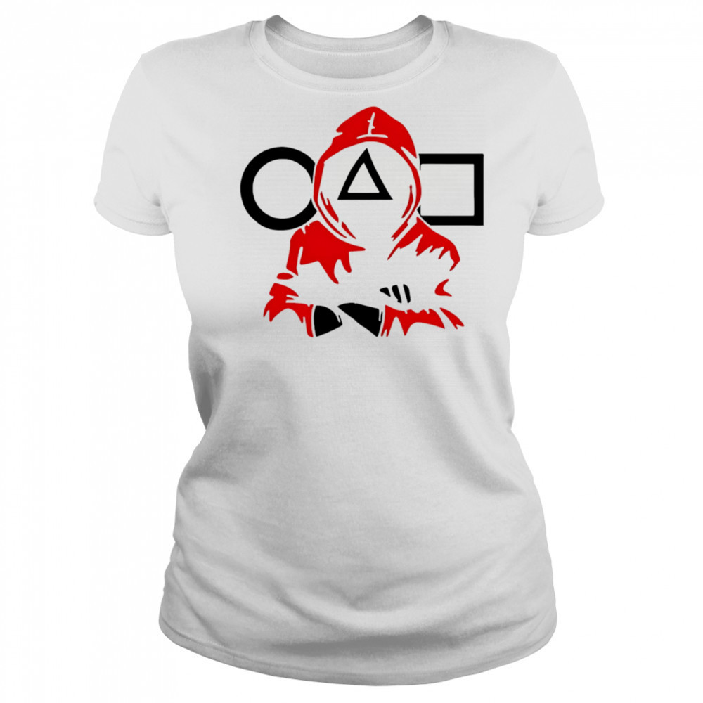 Squid Game round square triangle shirt Women's T-shirt