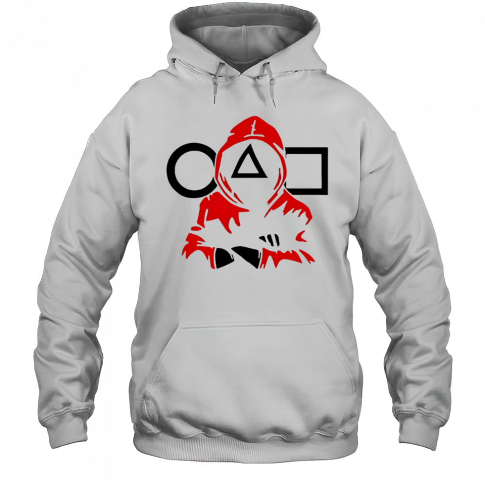 Squid Game round square triangle shirt Hoodie