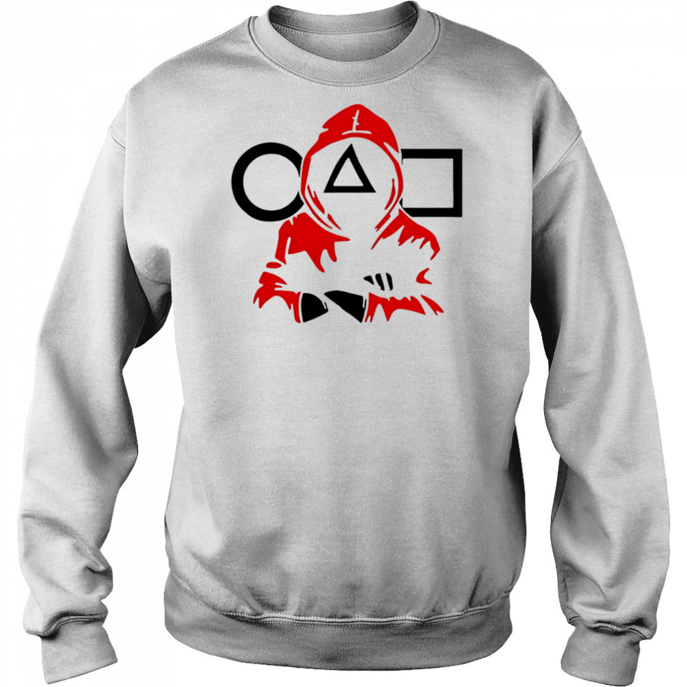 Squid Game round square triangle shirt Hoodie
