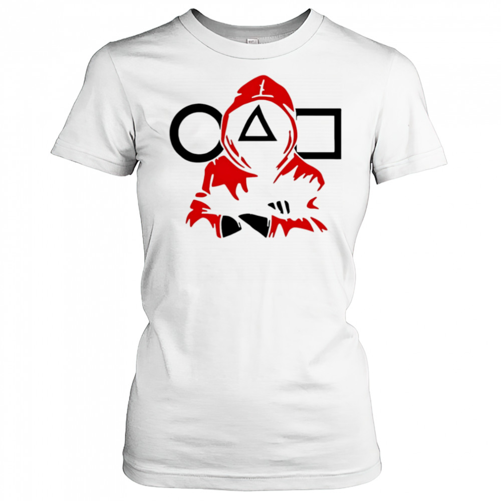 Squid Game round square triangle shirt Women's T-shirt