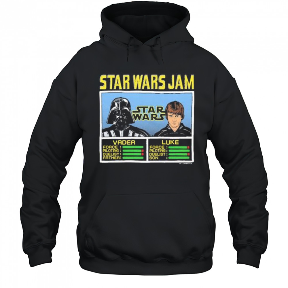 Star Wars Jam Vader And Luke Graphic t-shirt Hoodie