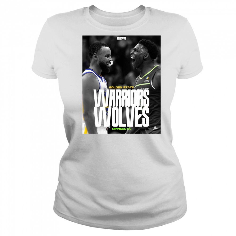 Stephen Curry Golden State Warriors Vs Ant Man Anthony Edwards Minnesota Timberwolves t-shirt Women's T-shirt