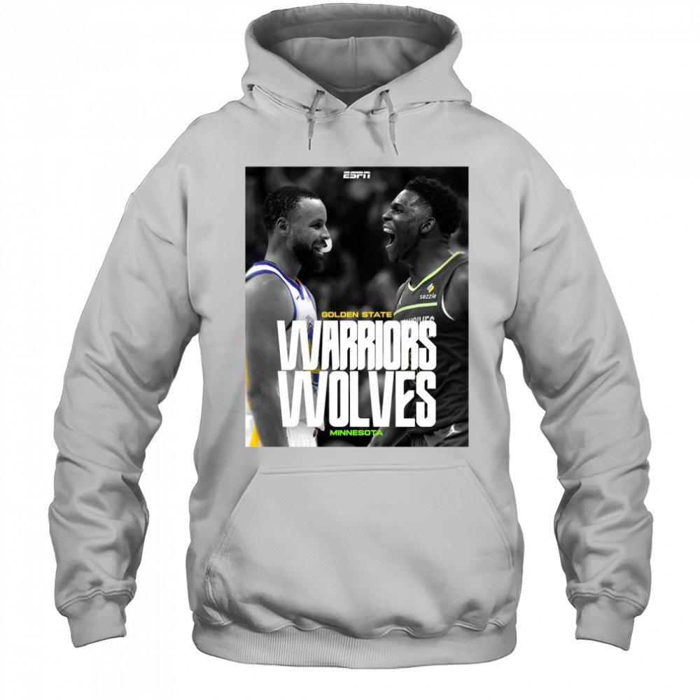 Stephen Curry Golden State Warriors Vs Ant Man Anthony Edwards Minnesota Timberwolves t-shirt Hoodie