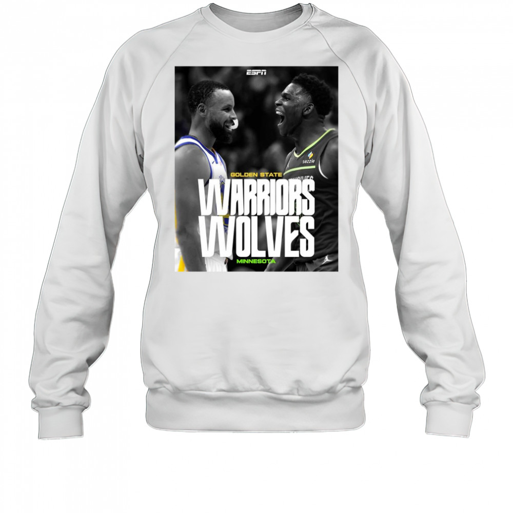 Stephen Curry Golden State Warriors Vs Ant Man Anthony Edwards Minnesota Timberwolves t-shirt Sweatshirt