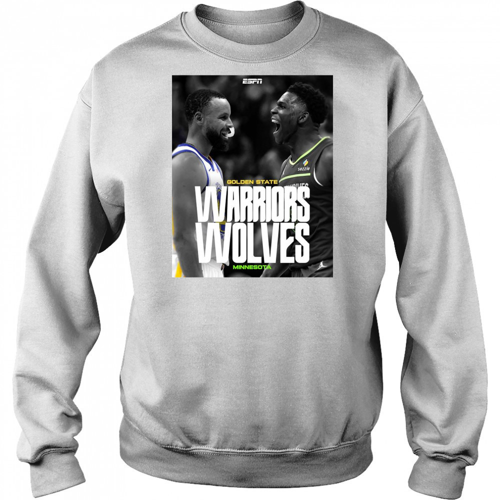 Stephen Curry Golden State Warriors Vs Ant Man Anthony Edwards Minnesota Timberwolves t-shirt Hoodie