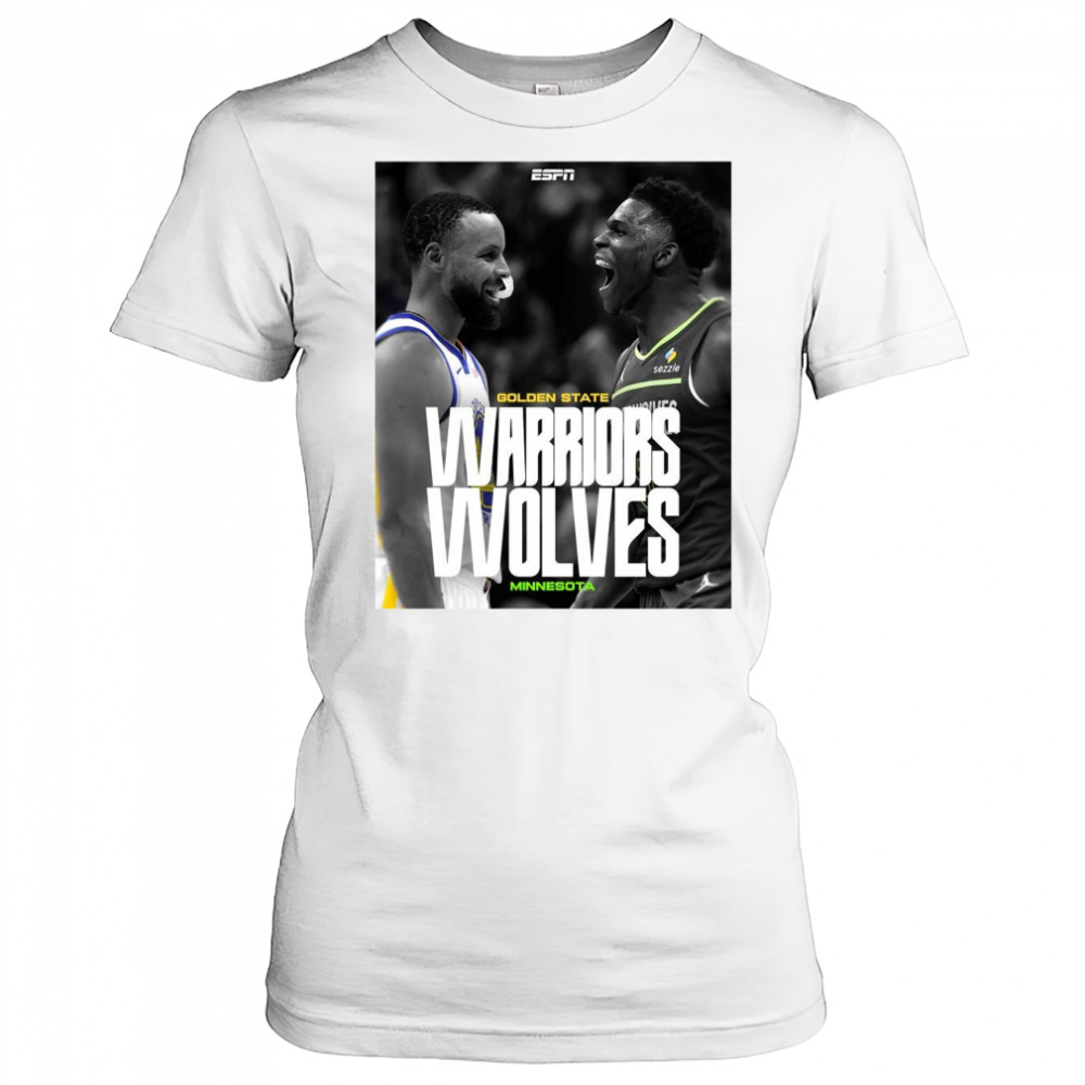 Stephen Curry Golden State Warriors Vs Ant Man Anthony Edwards Minnesota Timberwolves t-shirt Women's T-shirt