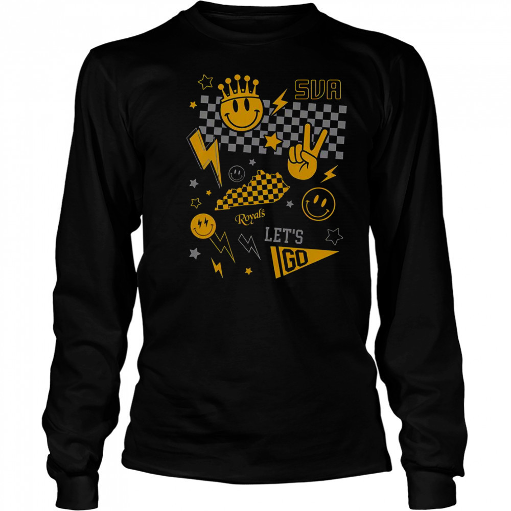 Summit View Academy Smiley Face Collage T-Shirt Long Sleeved