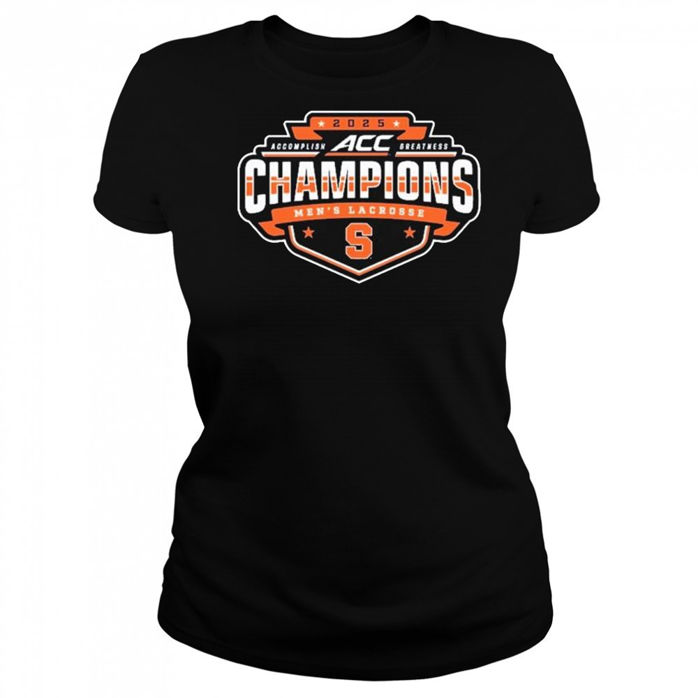Syracuse Orange 2025 ACC Men’s Lacrosse Conference Tournament Champions t-shirt Women's T-shirt