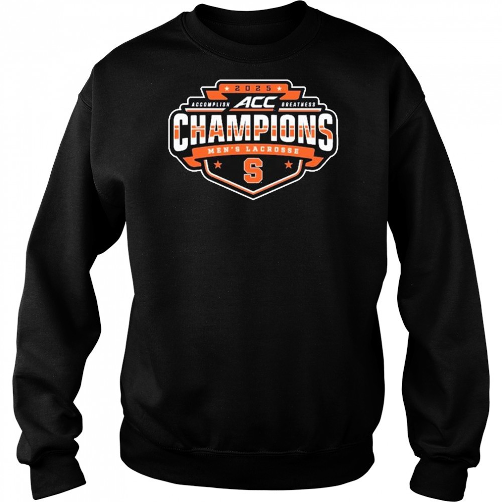 Syracuse Orange 2025 ACC Men’s Lacrosse Conference Tournament Champions t-shirt Hoodie